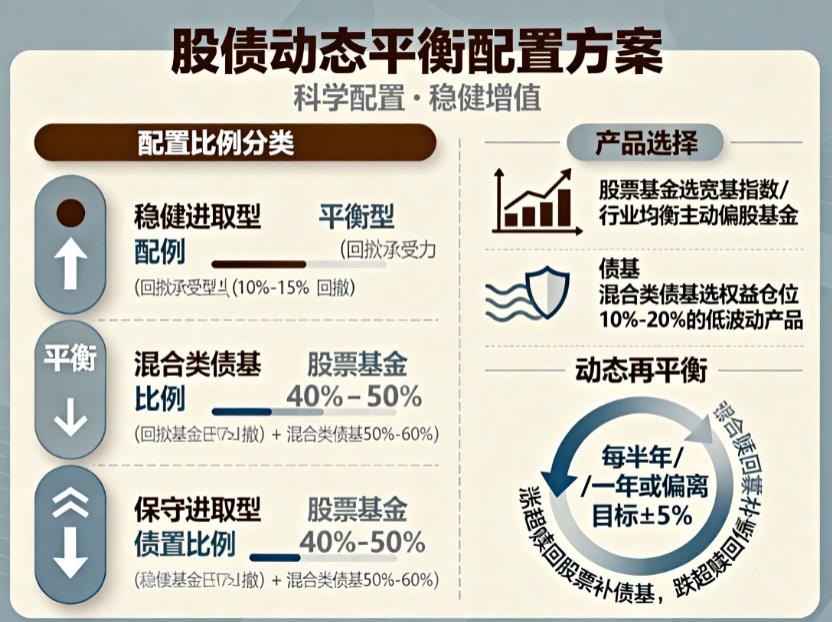 如何用混合类债基搭配股票基金做攻守兼备的组合？