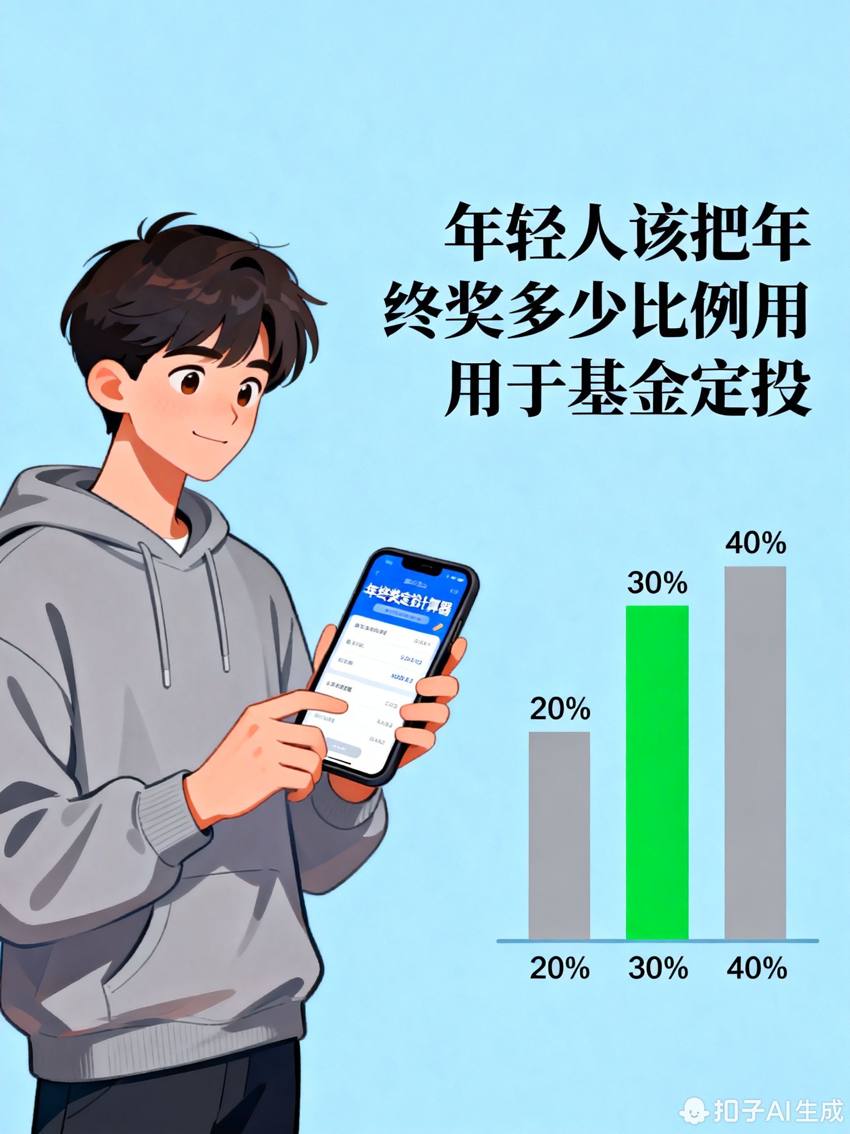 年轻人该把年终奖多少比例用于基金定投?