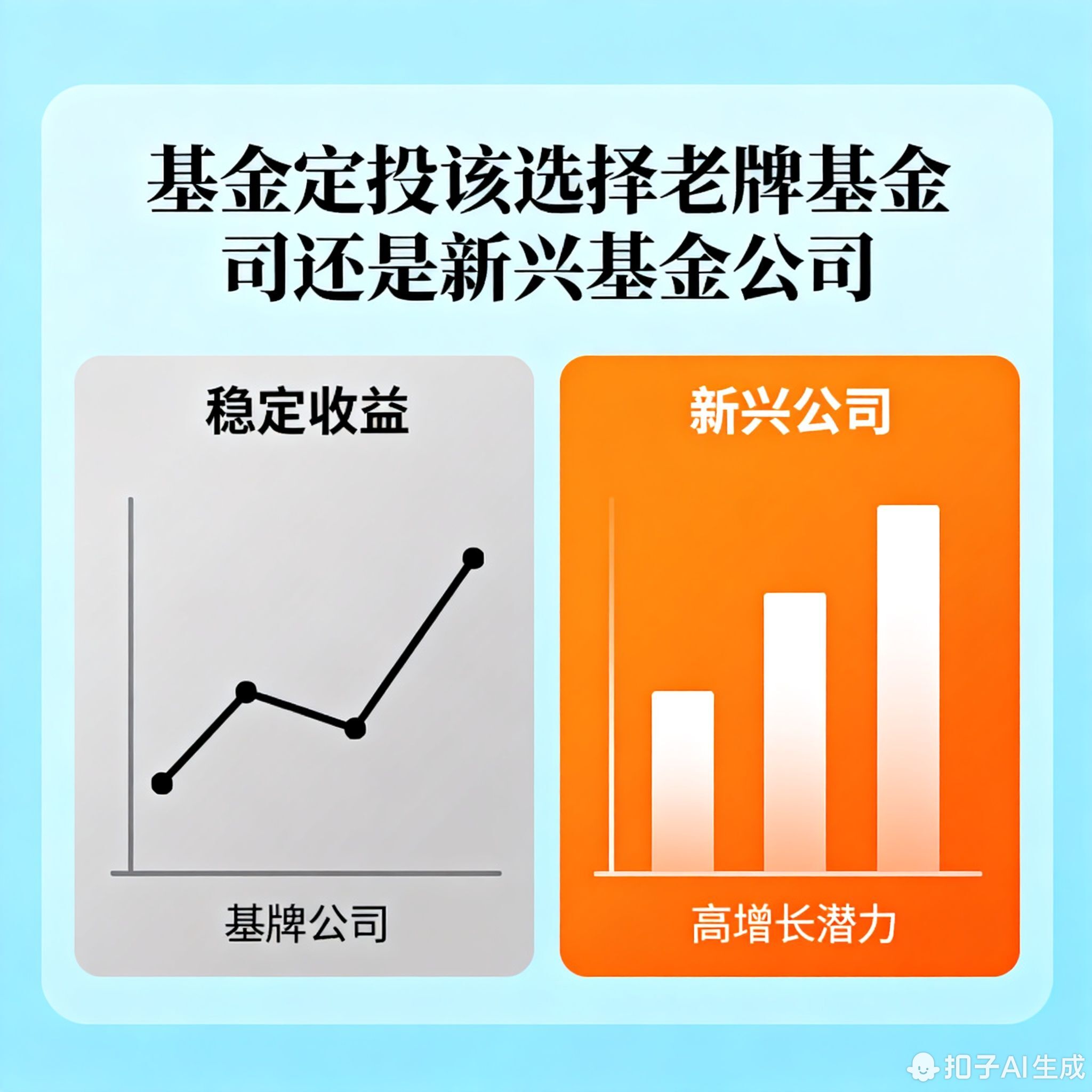 基金定投该选择老牌基金公司还是新兴基金公司?