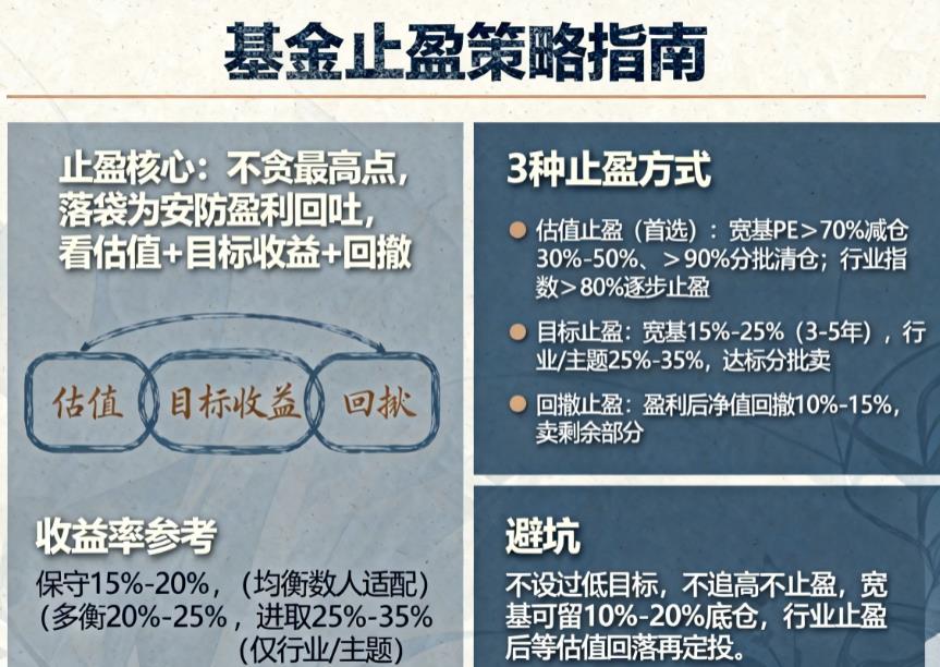 指数基金定投该怎么止盈?目标收益率设多少合适?