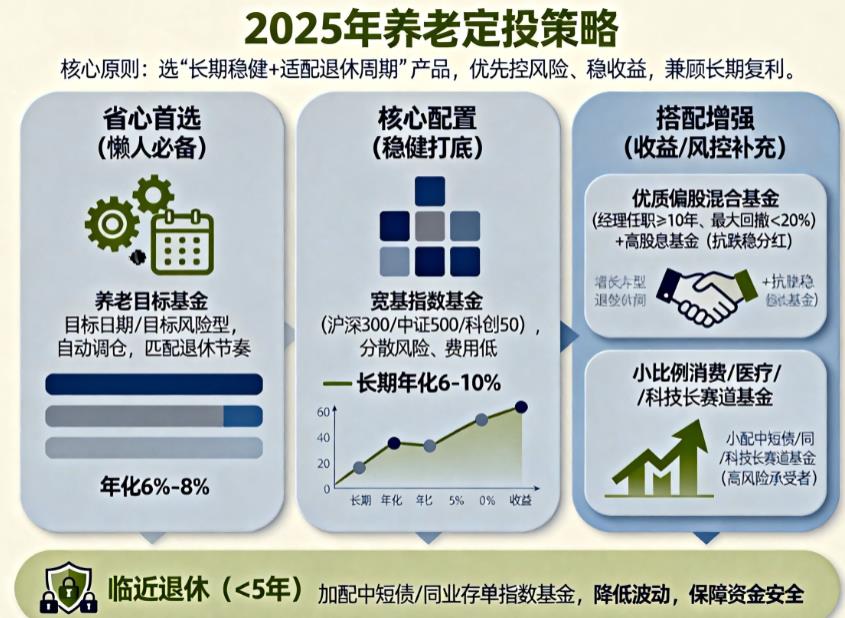 2025年定投基金养老,该选什么样的?