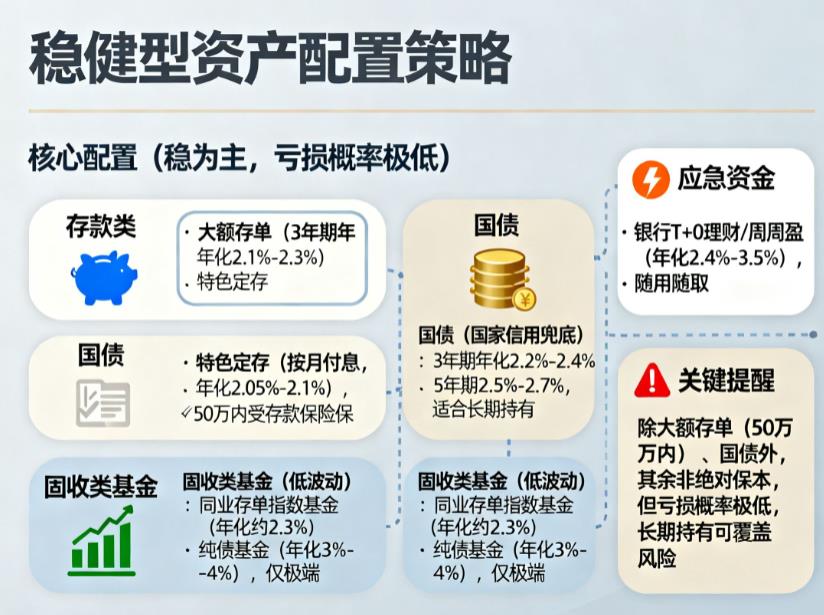 55万闲钱买什么理财稳？不会亏钱吗？