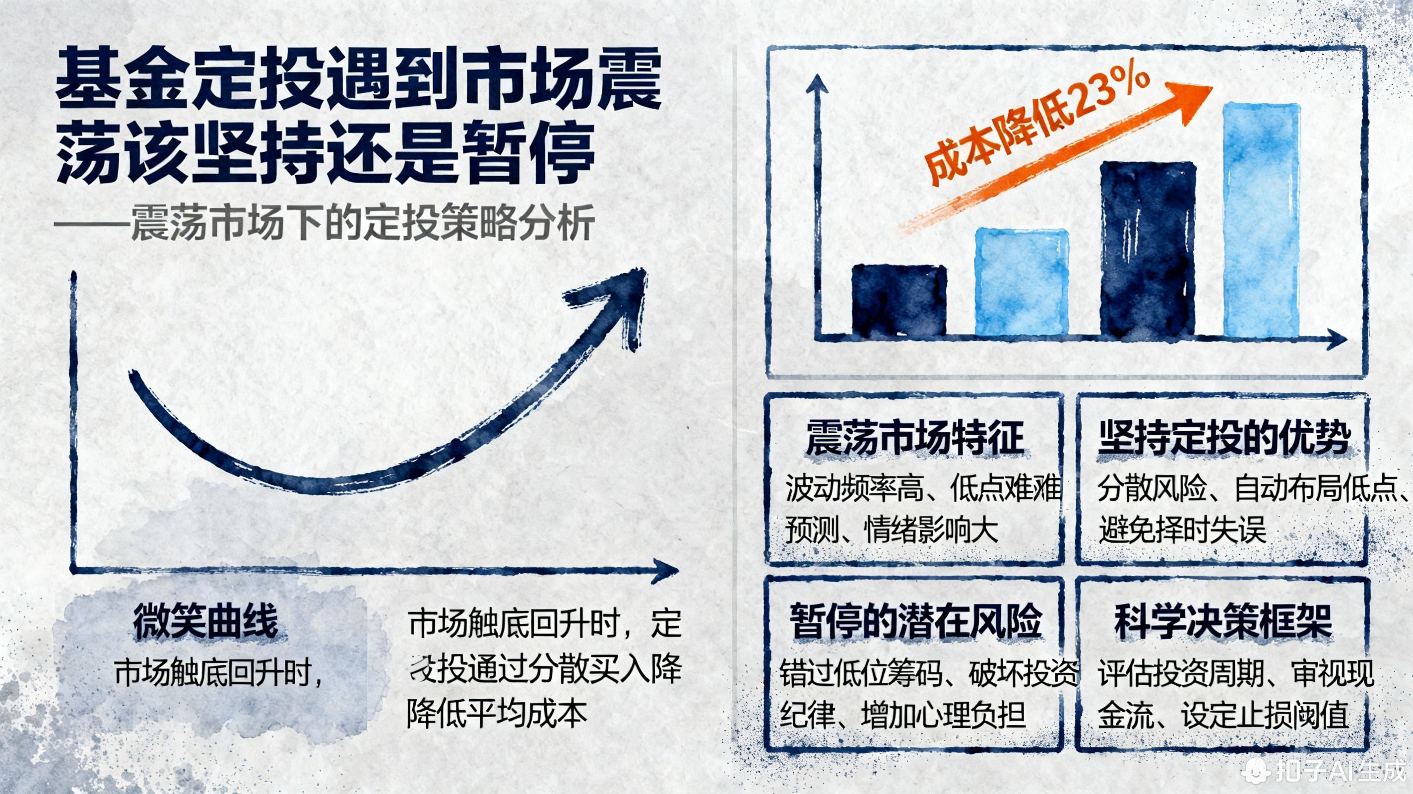 基金定投遇到市场震荡该坚持还是暂停?