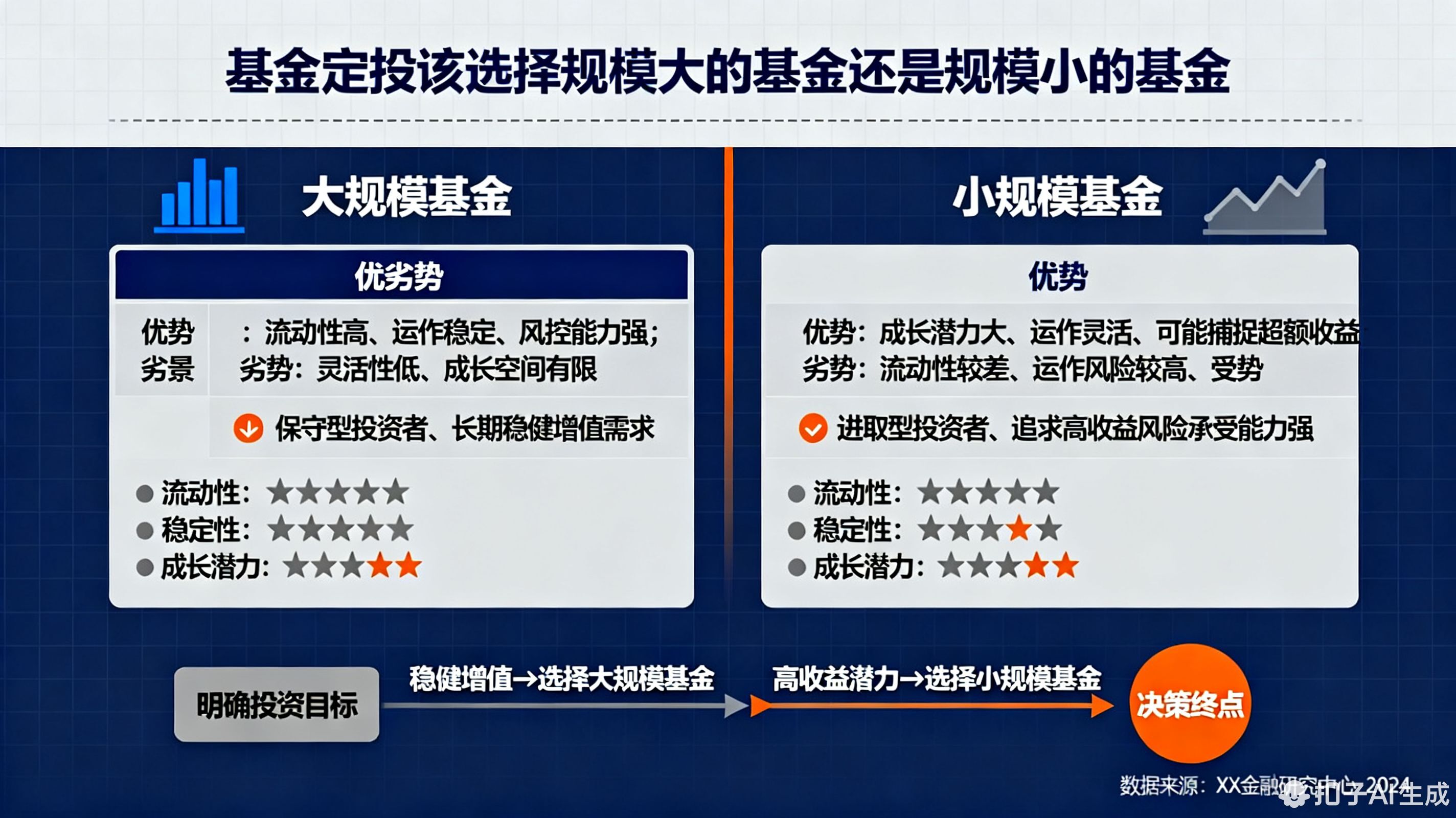 基金定投该选择规模大的基金还是规模小的基金?