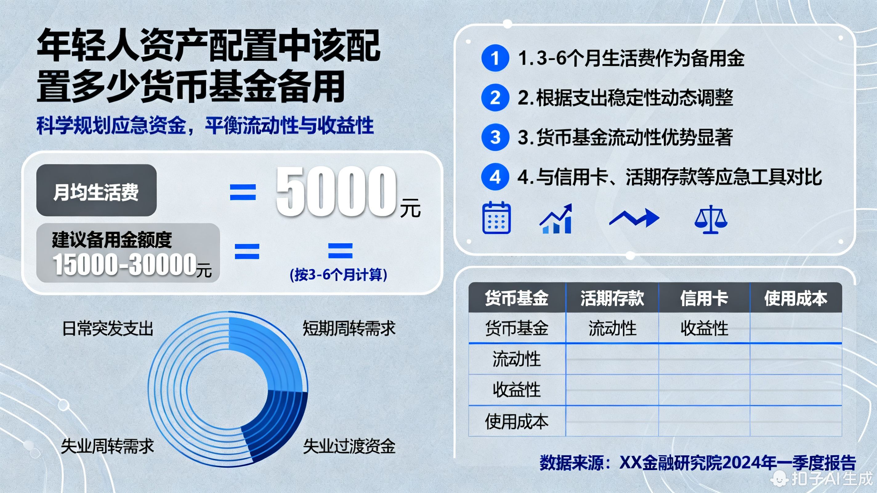 年轻人资产配置中该配置多少货币基金备用?