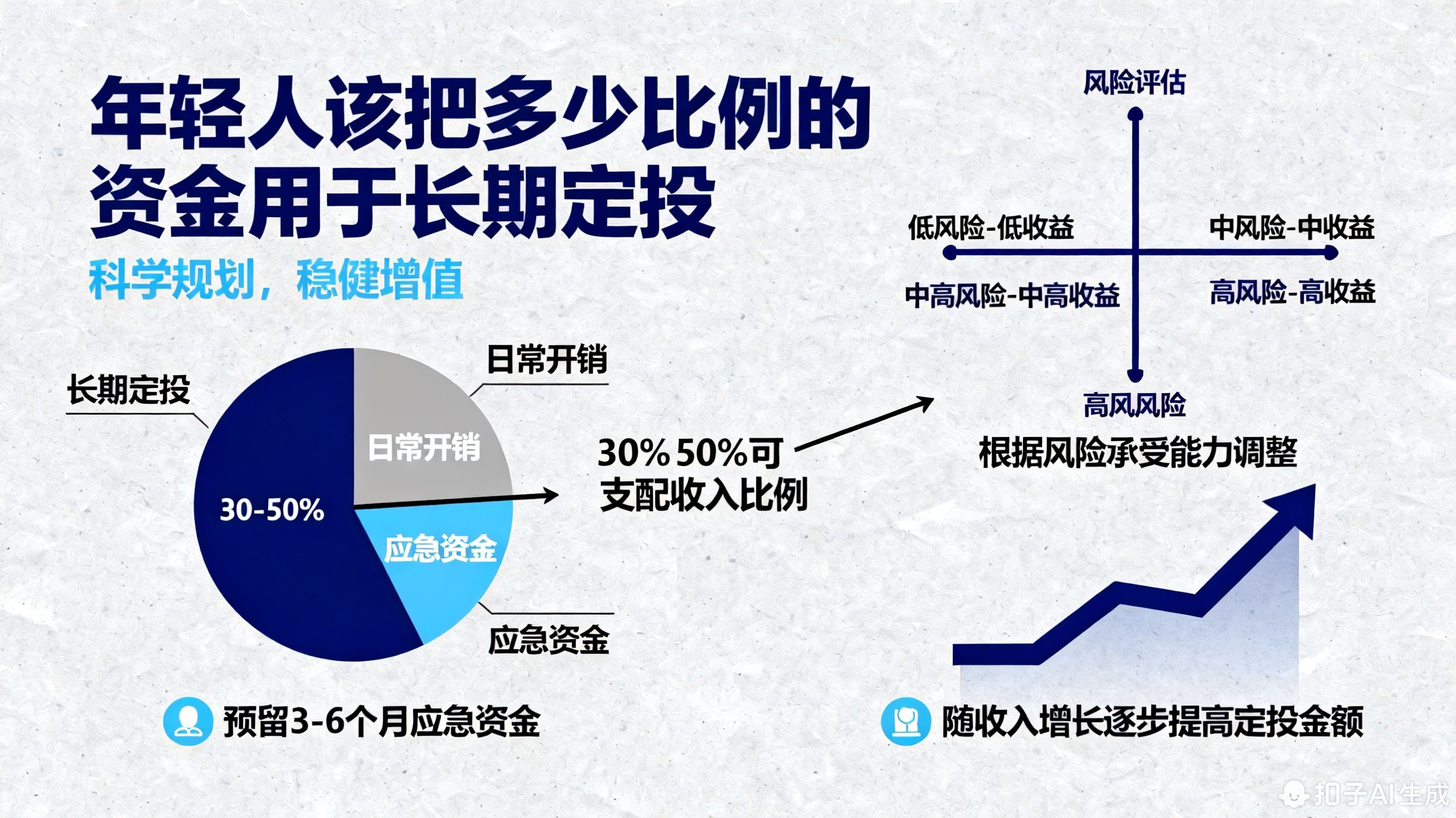 年轻人该把多少比例的资金用于长期定投?