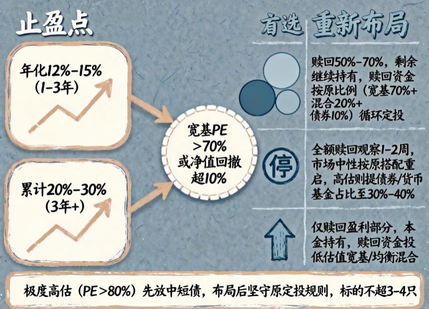 基金定投止盈点设多少盈利后怎么重新布局?