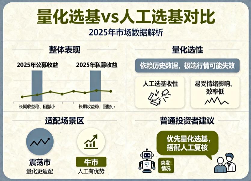 量化选基vs人工选基实际表现哪个好？