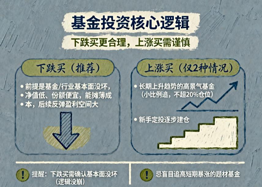 基金下跌买还是上涨买符合投资逻辑？