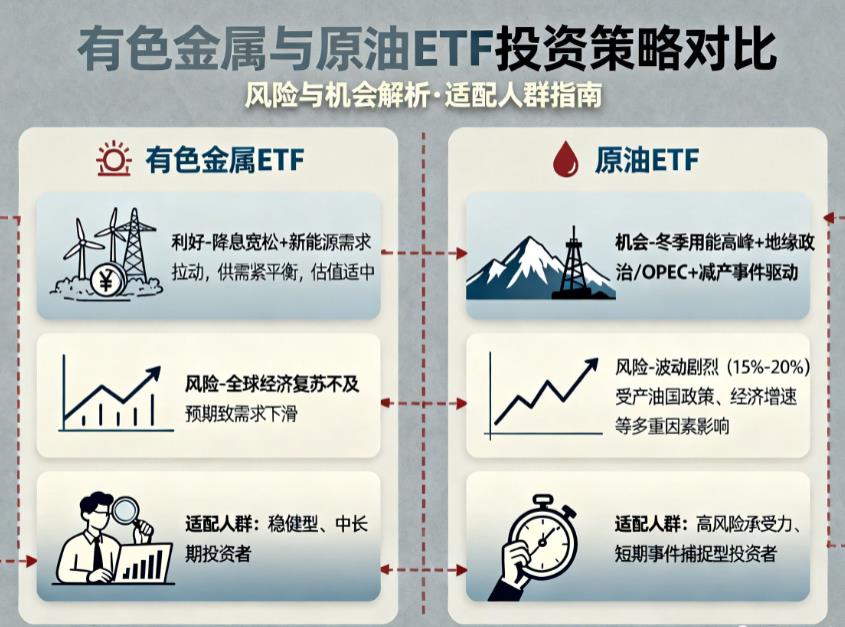 有色金属ETFvs原油ETF哪个大宗商品基金值得布局？