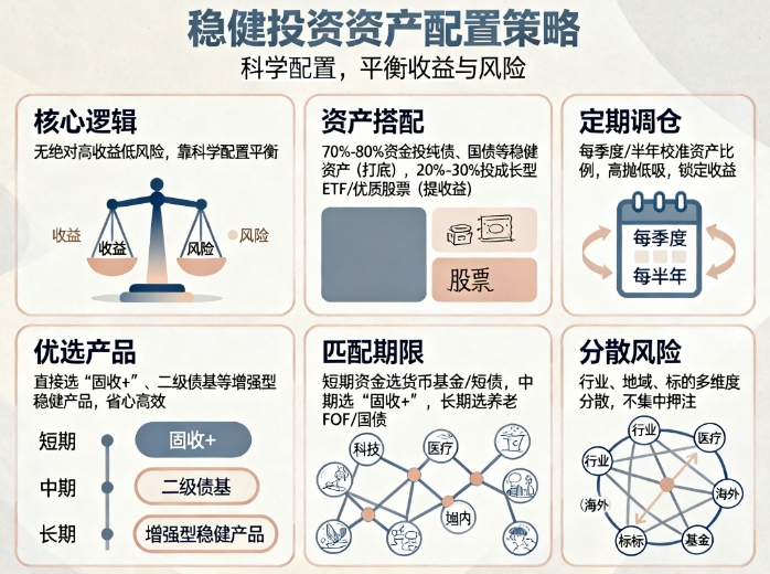 怎么投资高收益低风险平衡收益与稳健?