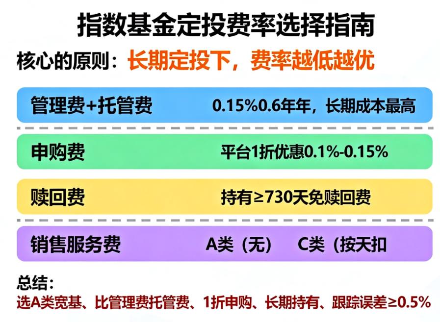 定投指数基金该关注哪些费率？费率越低越好吗？
