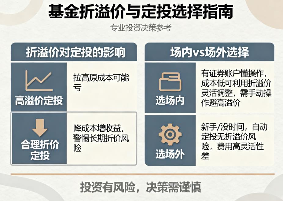 基金折溢价对定投有影响吗？该选场内还是场外？