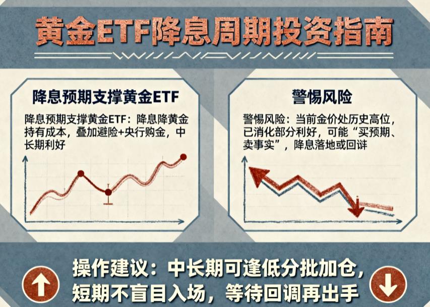 美联储降息预期下,黄金ETF是不是该加仓了?