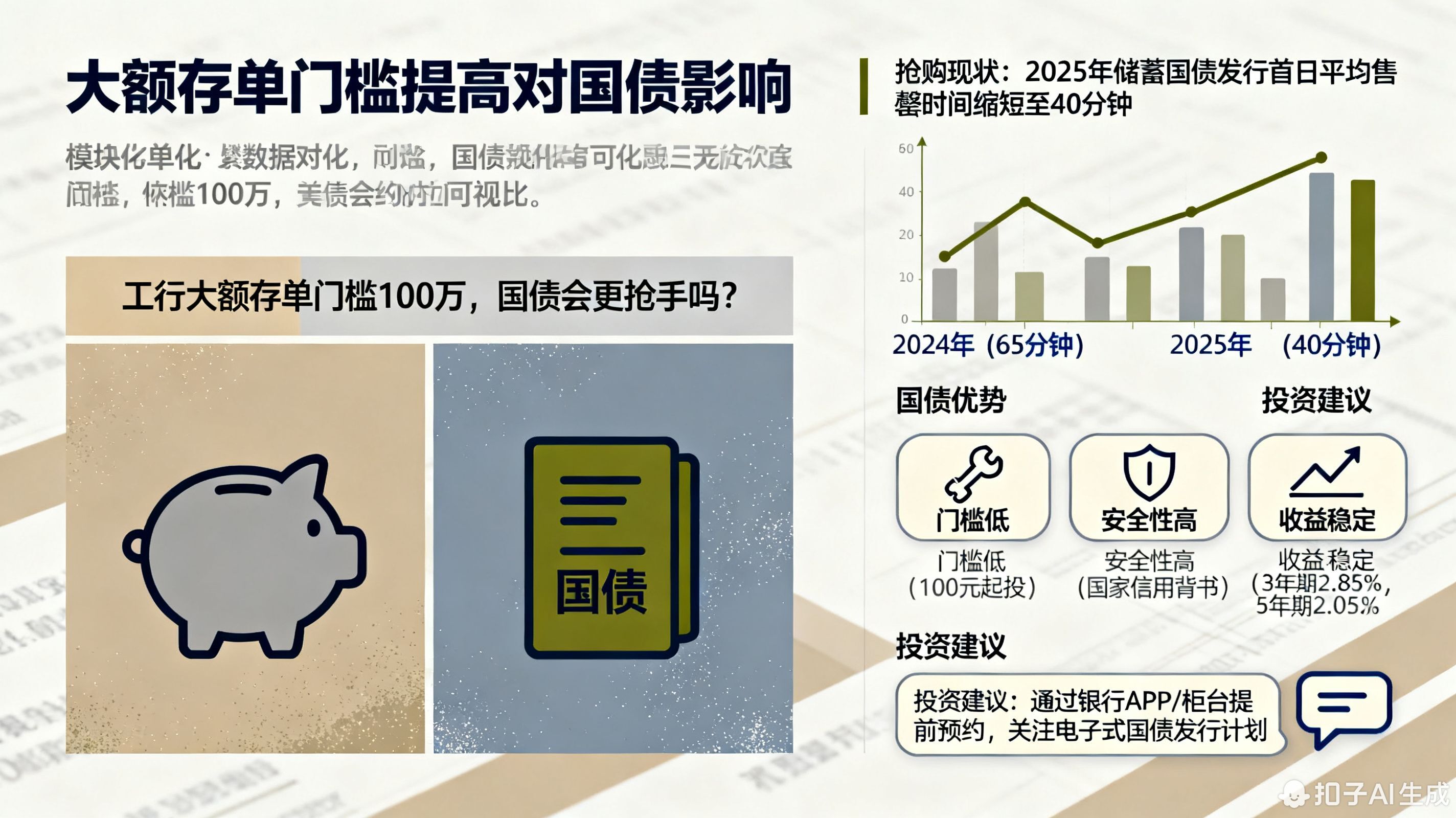 工行大额存单门槛提这么高,是不是国债要更抢手了?