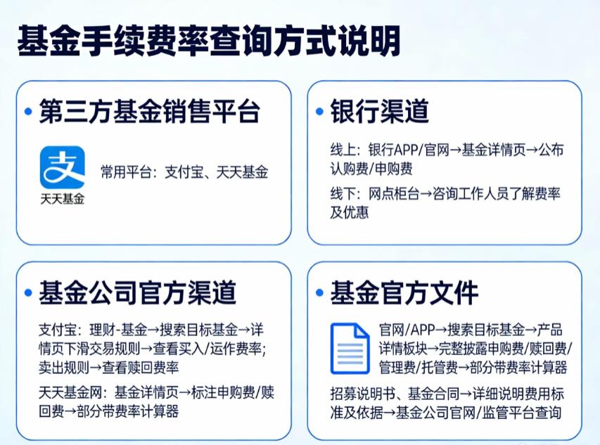 哪里可以查基金的具体手续费率?