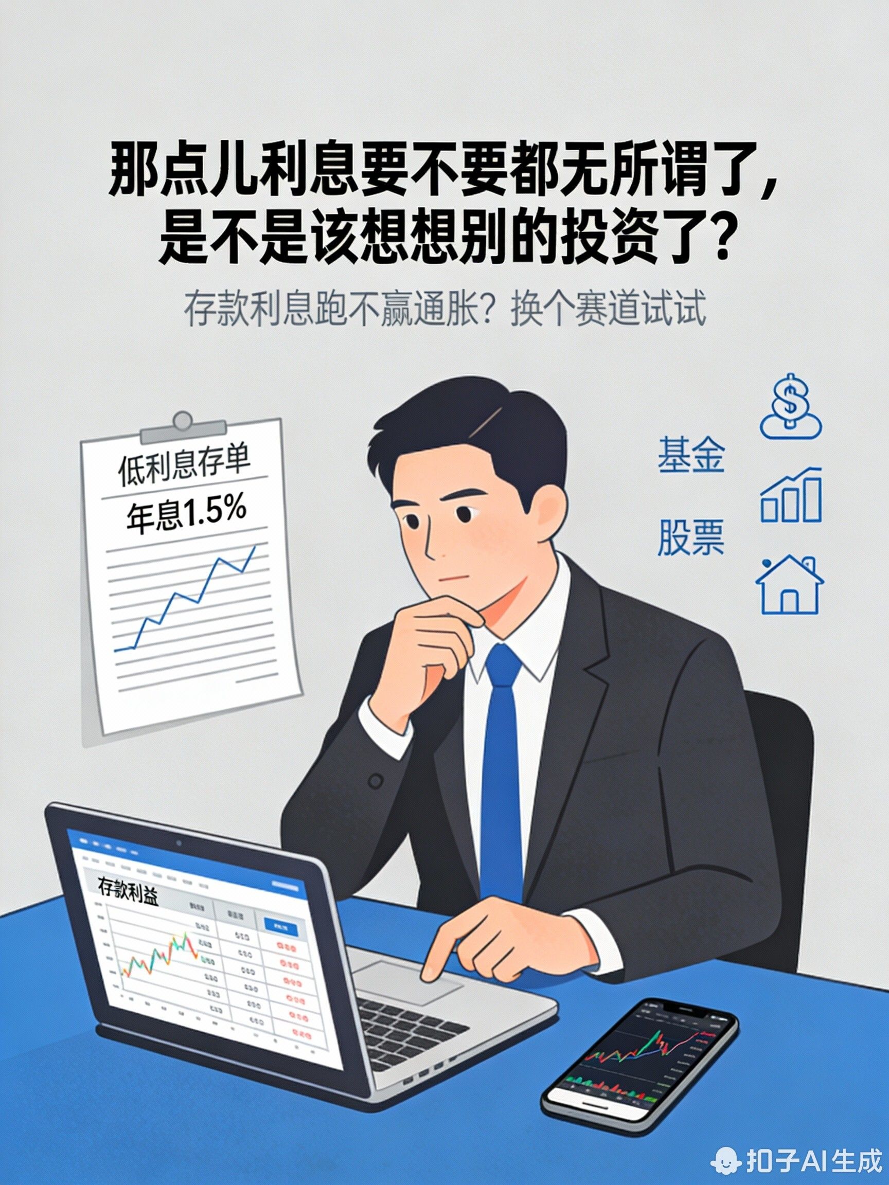 那点儿利息要不要都无所谓了,是不是该想想别的投资了?