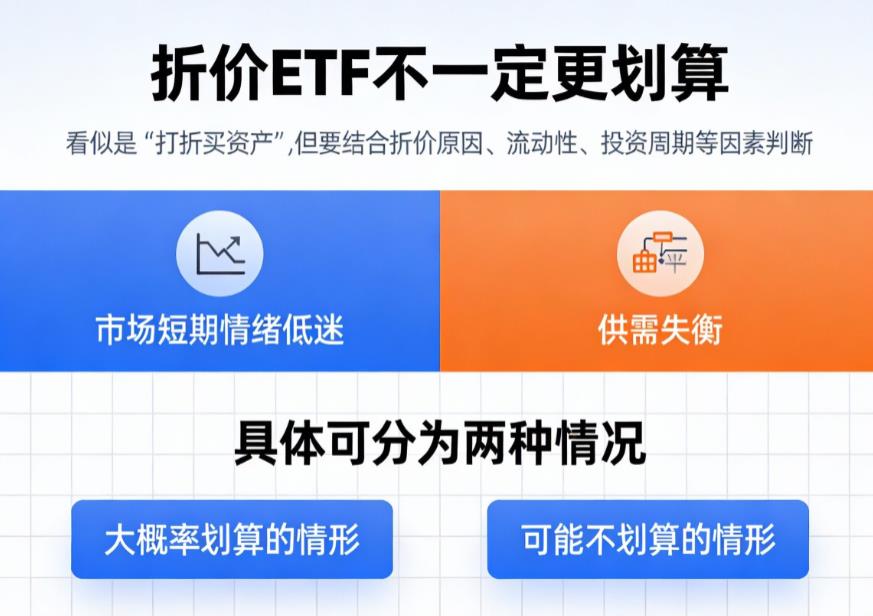 折价ETF是不是更划算？