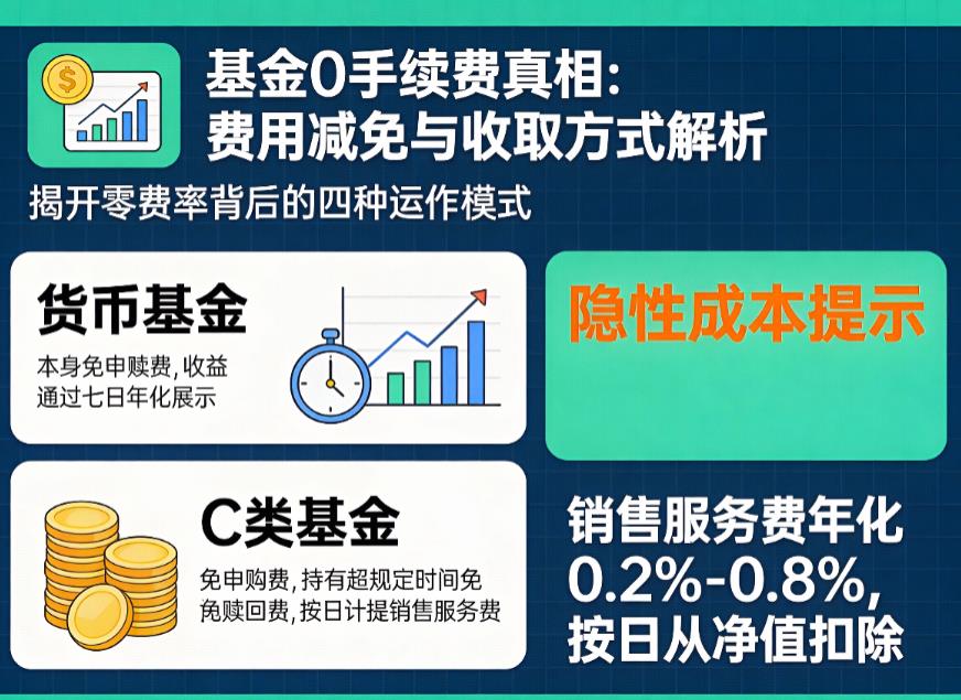 为什么有些基金显示0手续费?