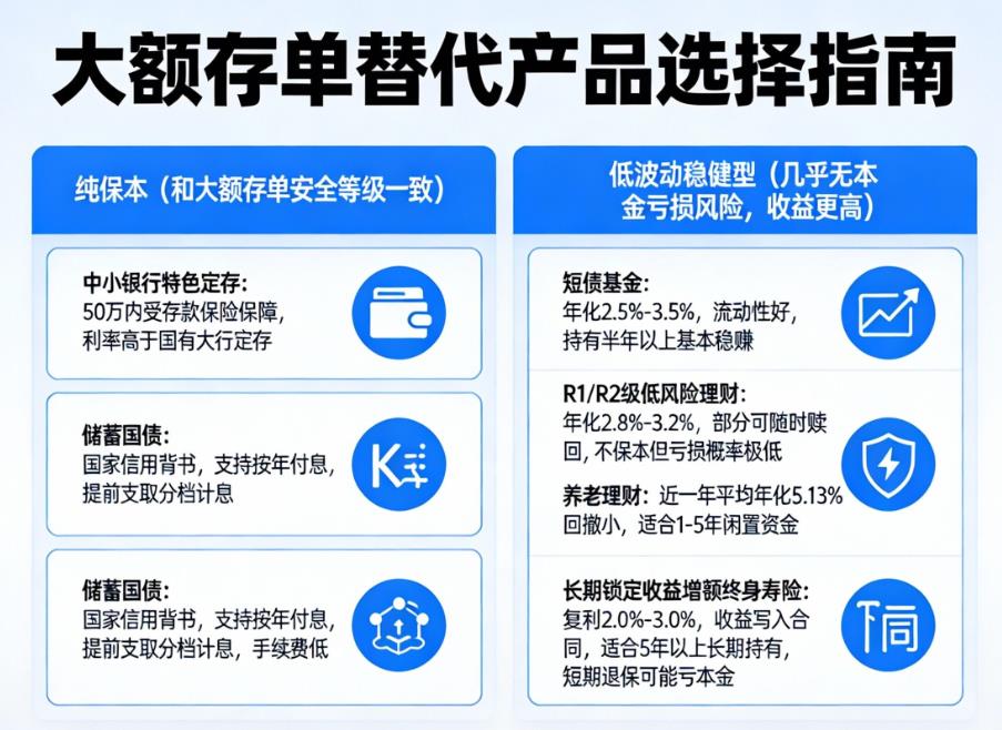 大额存单没了，有没有类似保本高息的产品？