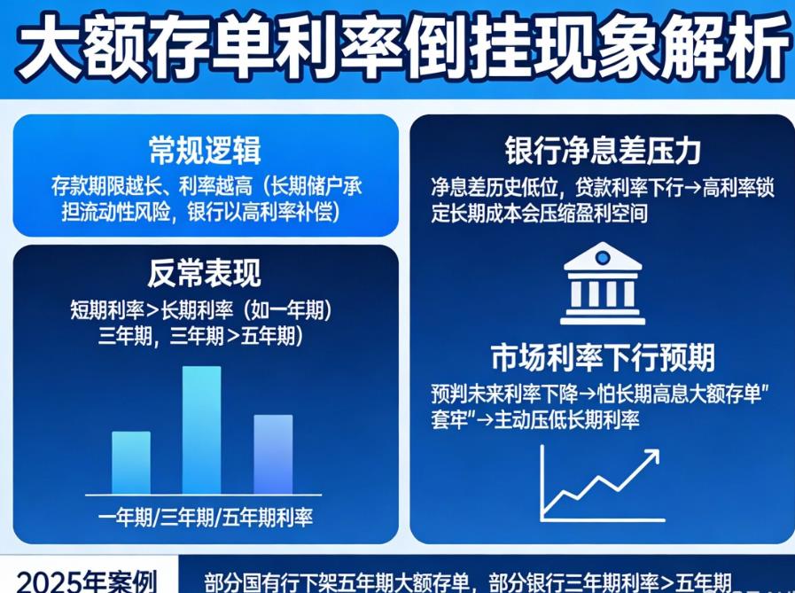 大额存单利率倒挂是怎么回事？