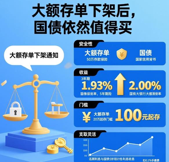 大额存单下架后,国债还值得买吗?