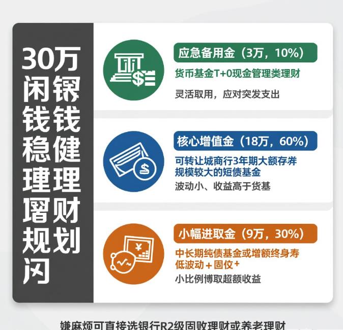 年底有30万闲钱，求稳健打理方案。