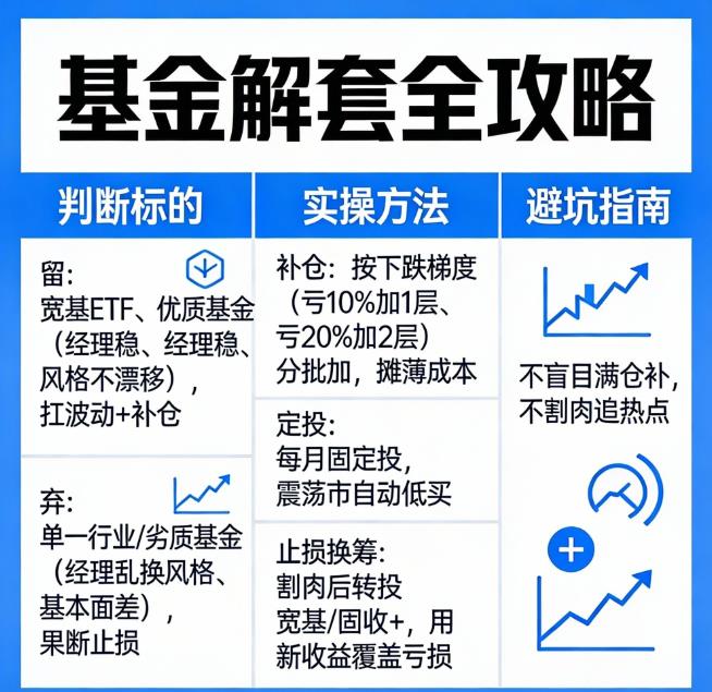 基金被套了,怎么操作能快速解套?