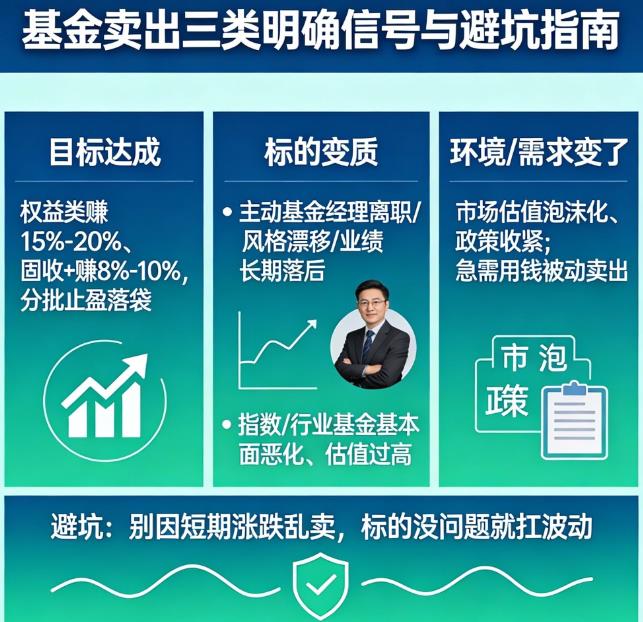 如何判断基金该卖出了?有没有信号?