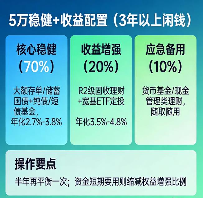 15万怎么配置能兼顾收益和稳健？