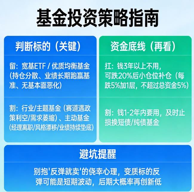 基金亏了20%，要割肉还是等反弹？
