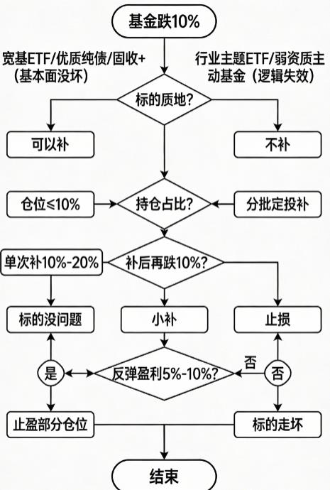 基金跌了10%,要补仓拉低成本吗?
