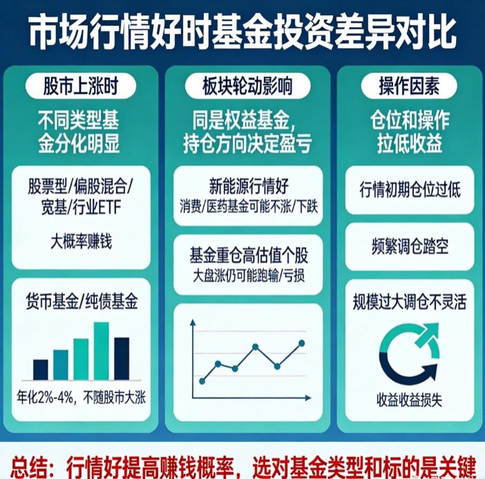 市场行情好，是不是买啥基金都赚？