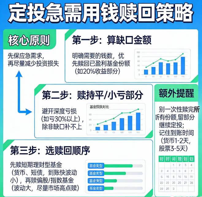 定投过程中急需用钱，该赎回吗？