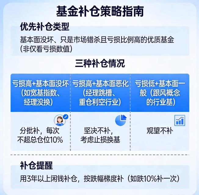 基金亏损时，先补仓亏多的还是少的？