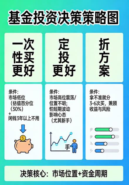 闲钱投资,是一次性买还是定投好?