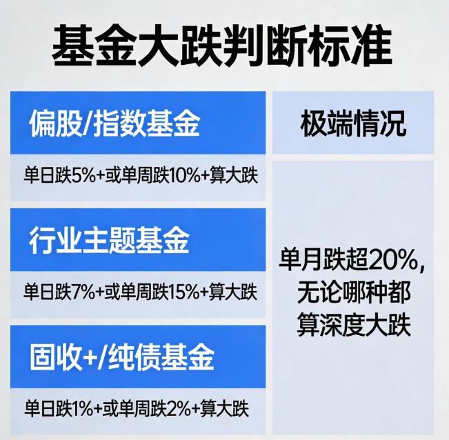 基金下跌多少算是“大跌”？