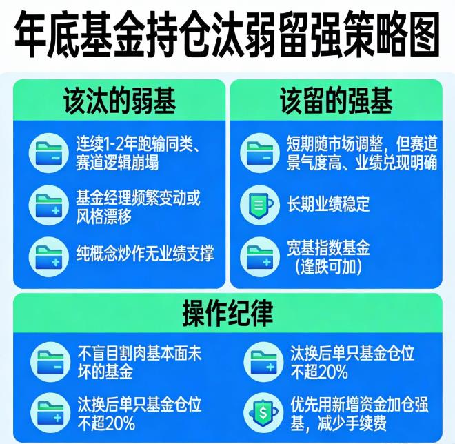 年底了,基金持仓要“汰弱留强”吗?