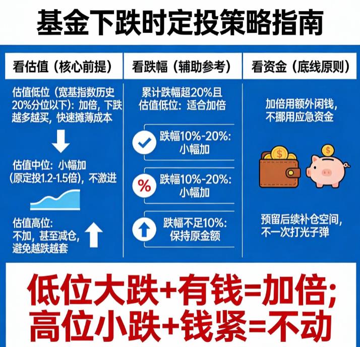 基金下跌时，定投要不要加倍？