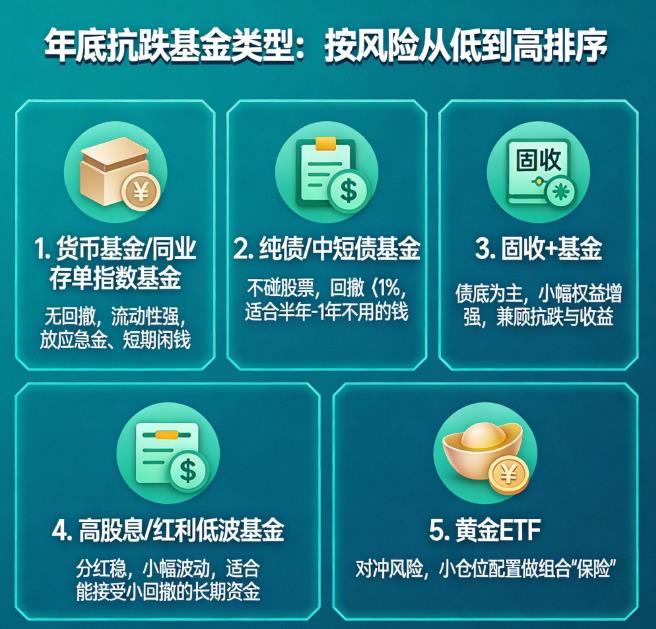 年底理财，哪些基金类型比较抗跌？