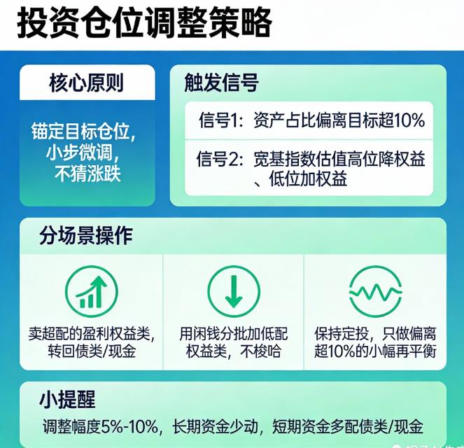 如何根据市场变化动态调整基金仓位？