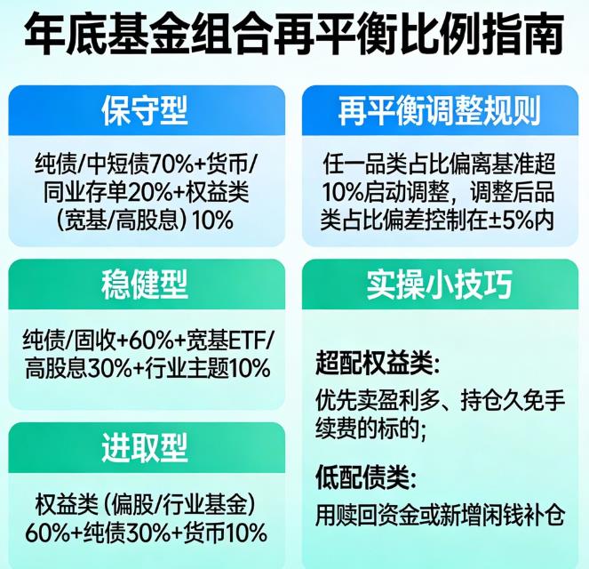 年底基金组合再平衡,比例怎么定?