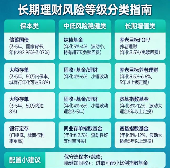 除了余额宝，还有什么适合长期放着的理财产品？