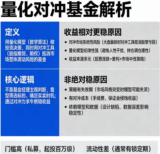 量化对冲基金是什么？收益真的更稳吗？