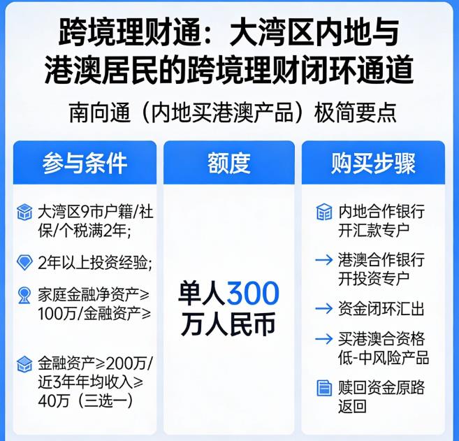 跨境理财通是什么?内地人怎么买港澳理财产品?