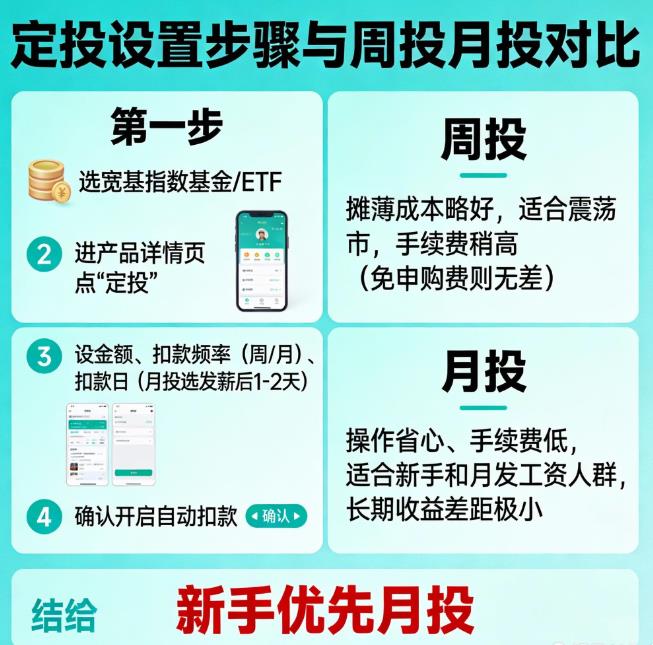 定投怎么设置？是周投好还是月投好？