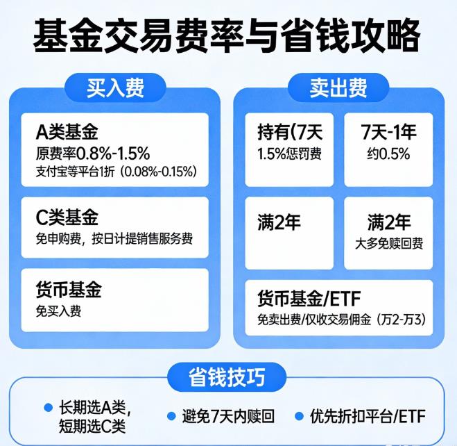 买入和卖出基金的手续费怎么算？贵不贵？