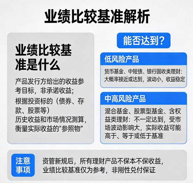 理财产品的“业绩比较基准”是什么意思？能达到吗？
