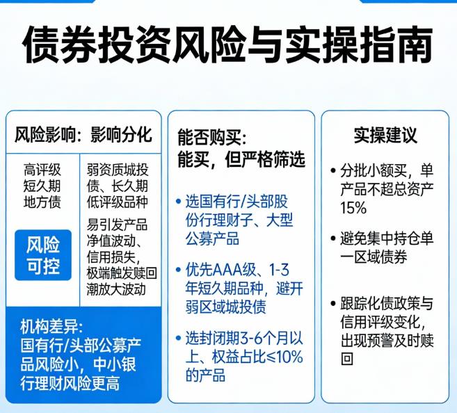 地方债风险对银行理财和“固收+”产品有多大影响？还能买吗？