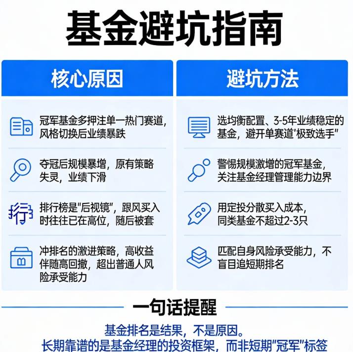 为什么我跟着排行榜买冠军基金，反而亏钱了？